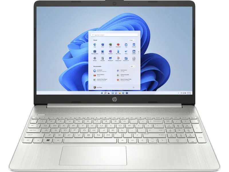 Portátil HP 15s-fq5023np 15.6" i7-1255U 512GB 16GB Prateado W11H