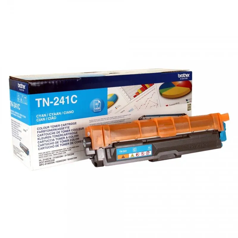 BROTHER TN241C Toner cyan ptr HL3140CW/3170CDW/DCP9020CN/MFC9140CDN - 1.400 pag