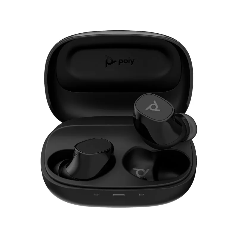 Auriculares Poly Voyager Free 20 Inalámbricos Bluetooth Cancelamento de Ruído com Estojo Preto