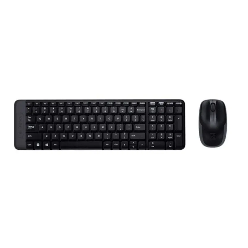 Teclado membrana Logitech Wireless Combo MK220 Layout FR com rato sem fios