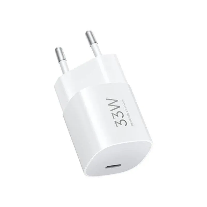 Fonte Alimentação Xiaomi Nano Power USB-C 33W Compacta e Potente Branca