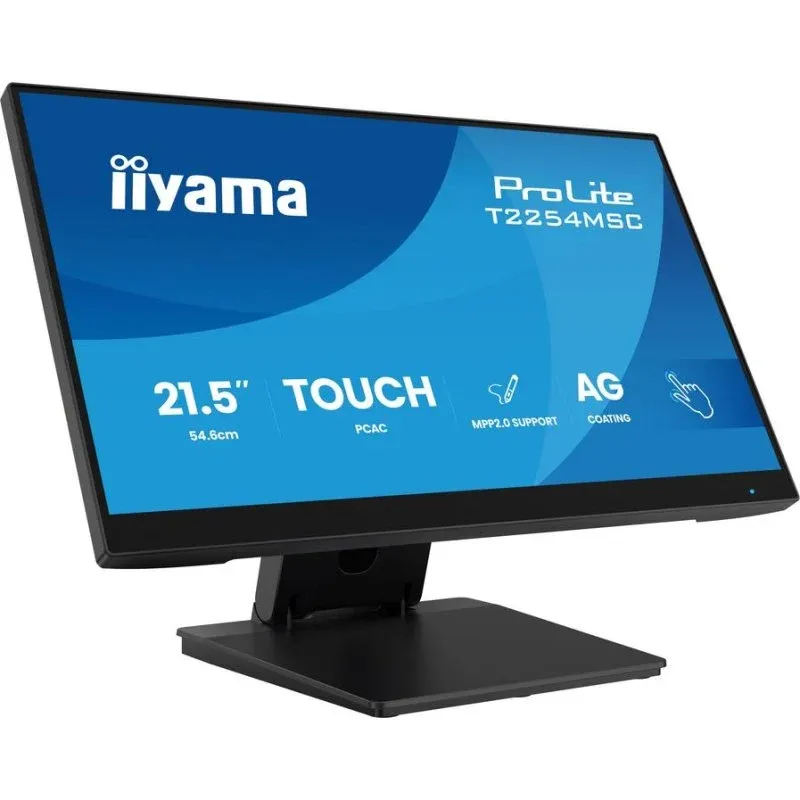 iiyama T2254MSC-B2AG Monitor Tátil 21.5" FullHD 100Hz IPS 4ms com Altura Ajustável e USB