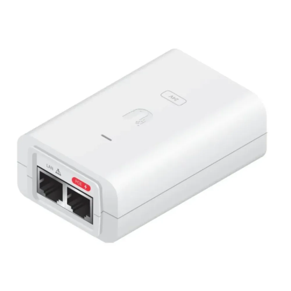 Adaptador PoE Ubiquiti POE-24-12W-WH 24V 0.5A Branco