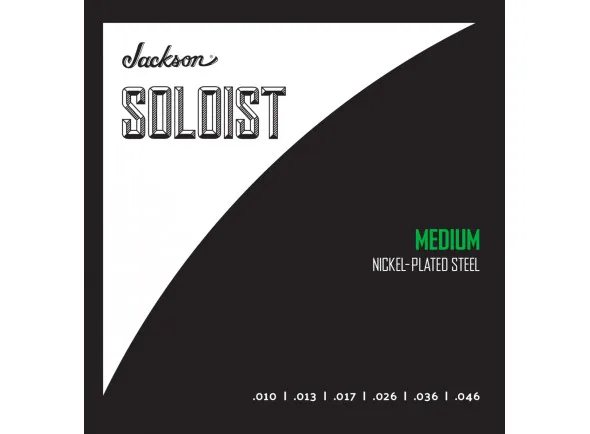 Cordas Jackson® Soloist™ Strings, Medium .010-.046