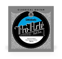 Cordas individuais Guitarra Clássica D'Addario TNH-3T Titanium Pack 3 cordas agudas