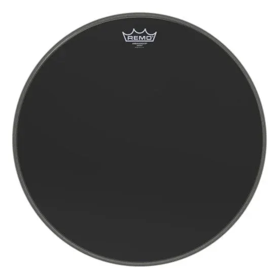 Remo 18" Ambassador Ebony