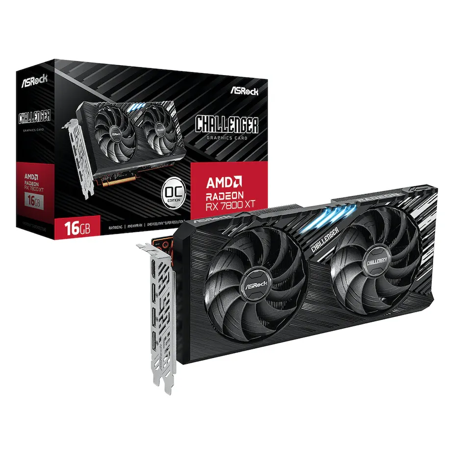 Placa Gráfica ASRock Radeon RX 7800 XT Challenger OC 16GB GDDR6