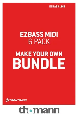 Toontrack EZbass MIDI 6 Pack Bundle