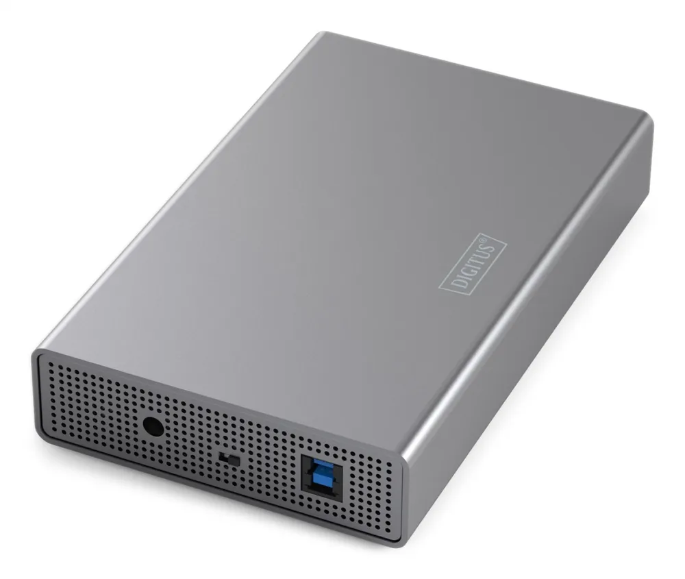 Caixa USB 3.0 para SSD/HDD SATA III de 3,5" max. 16 TB com DA-71106-1
