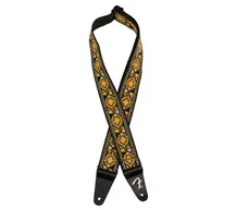Correia guitarra Fender Pasadena Woven Strap Yellow Lotus