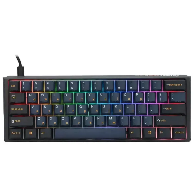 Teclado Mecânico Ducky ONE 3 Pro Nazca Line 60% RGB 8K Polling Rate MX2A-Red (ES)
