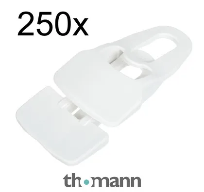 Holdon Midi Clip White 250pcs Pack