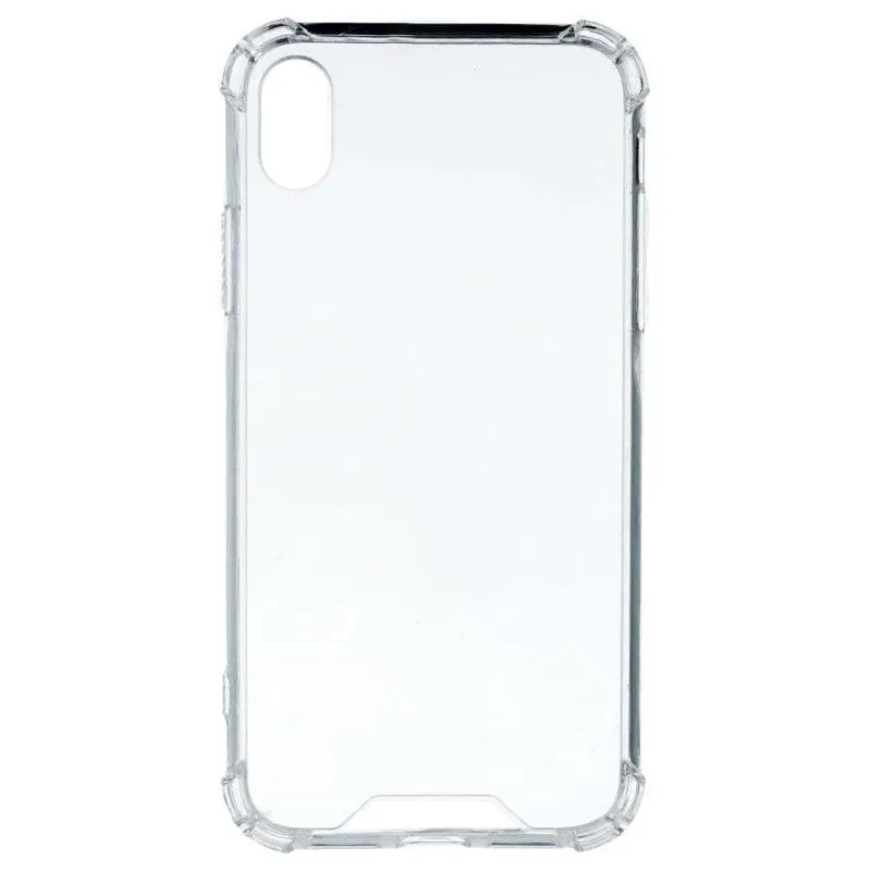 Funda para móvel Reforçada Transparente Silicone TPU Esquinas Antichoque para iPhone XR