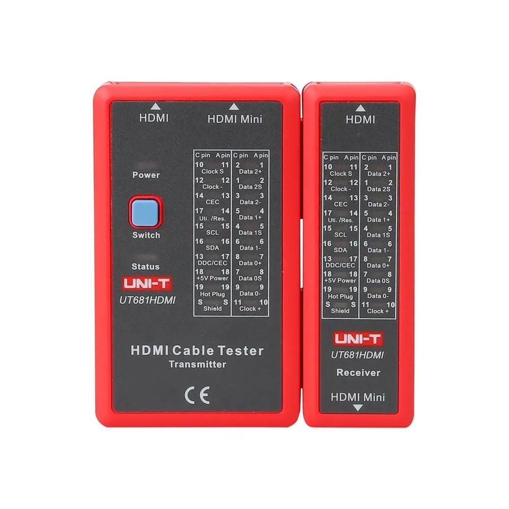 Testador de Cabos HDMI e mini-HDMI – UNI-T