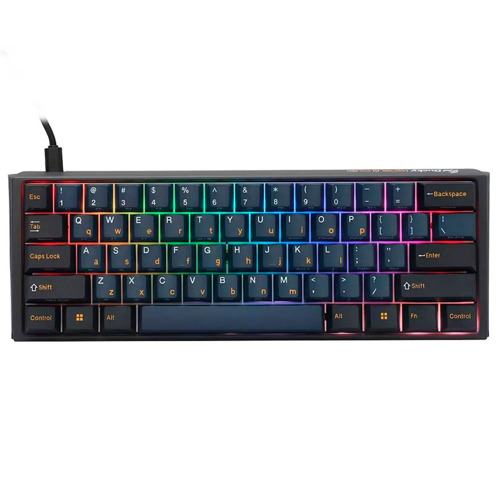 Teclado Mecânico Ducky ONE 3 Pro Nazca Line 60% RGB 8K Polling Rate MX2A-Brown (PT)