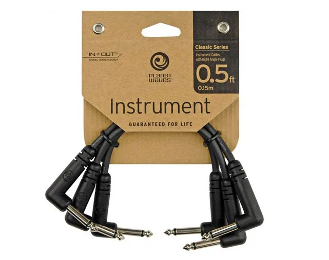 Cabo Instrumento Planet Waves PWCGTP305 0,15mt PACK 3