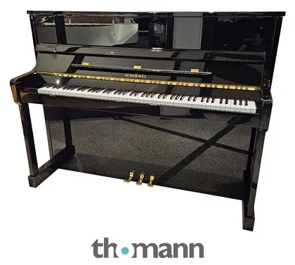 Schimmel Piano used black