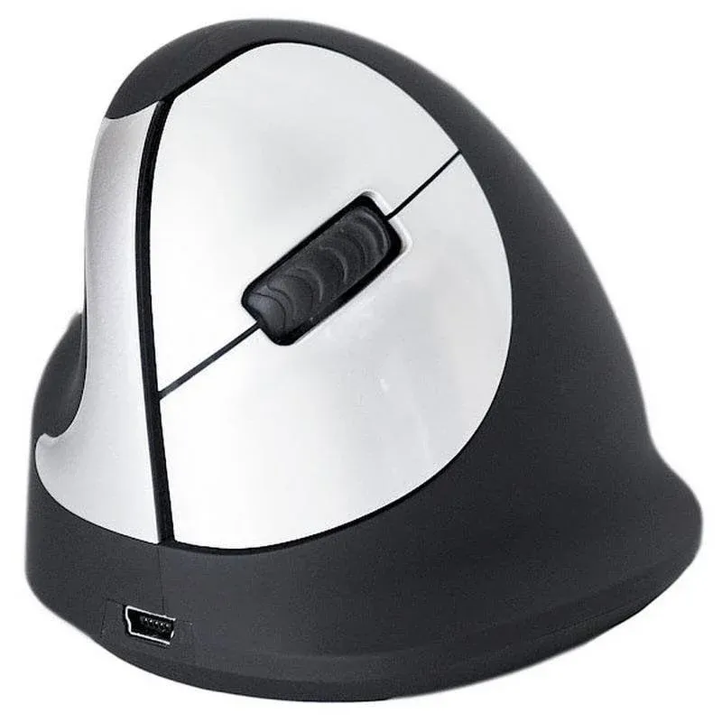 Ratón R-Go Tools HE Break Bluetooth 1750DPI Preto Ergonómico Canhoto