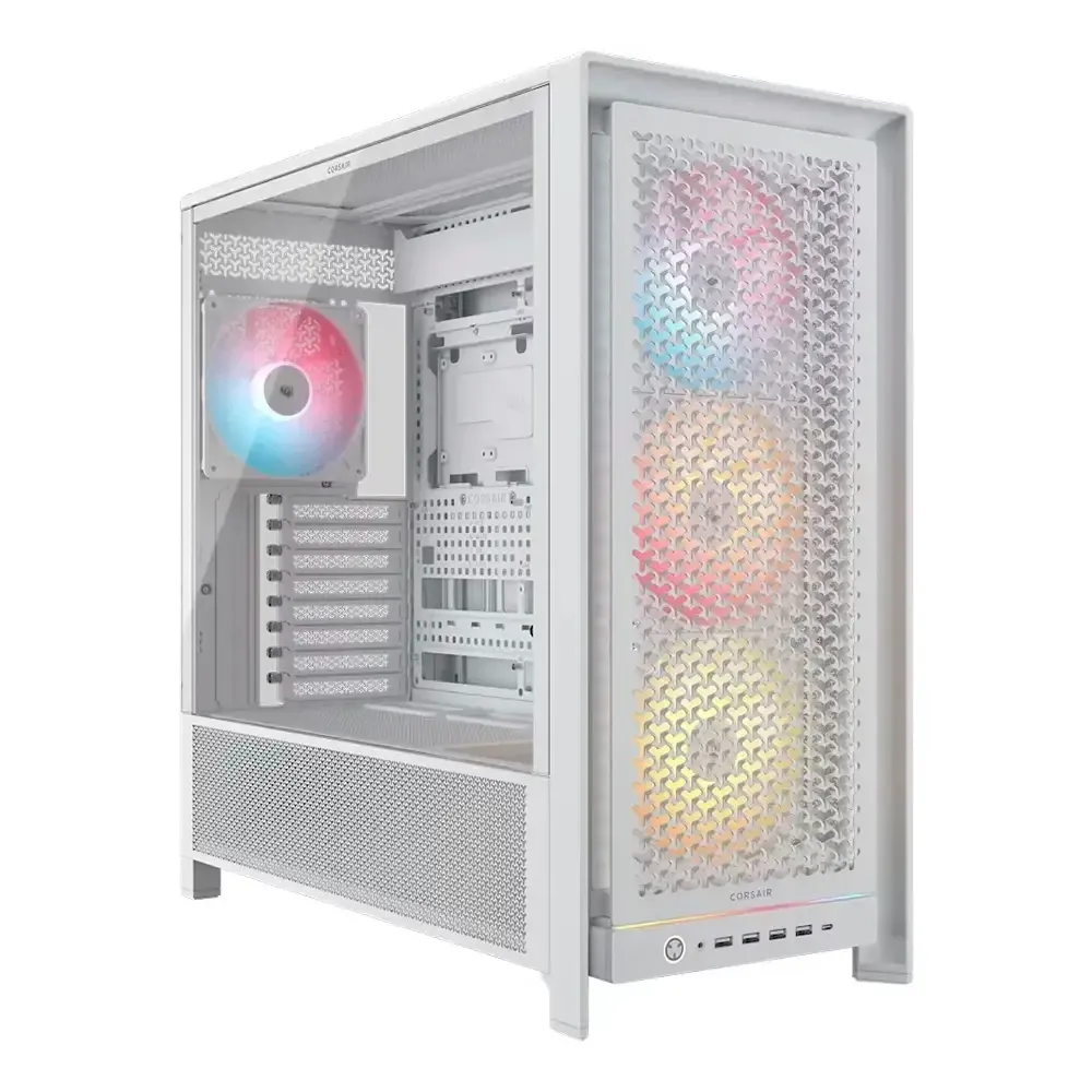 Caixa Extended-ATX Corsair Frame 5000D RS ARGB High-Airflow Tempered Glass Branca