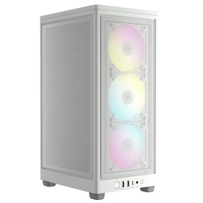 Caixa Mini-ITX Corsair iCUE 2000D RGB Airflow Branco