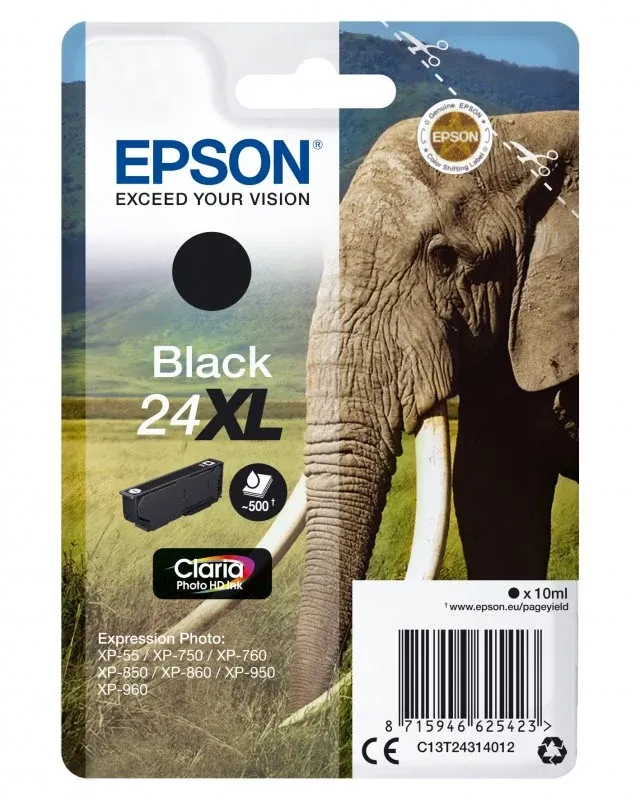 Tinteiro Epson 24 XL Preto
