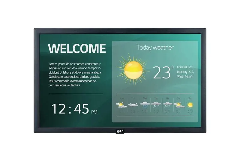 LG MONITOR LED PROFISSIONAL 22" FHD 250CD 16/7 WEBOS 22SM3G