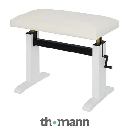 Klavierbänke Niederrhein Mod. 60 Piano Bench WH mat
