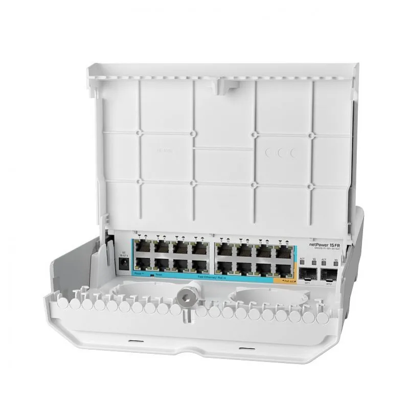 Switch Mikrotik netPower 15FR PoE 10/100 16 portas