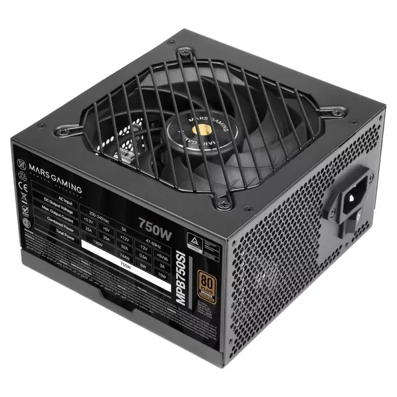 Mars Gaming Fonte de alimentação MPB750SI 750W
