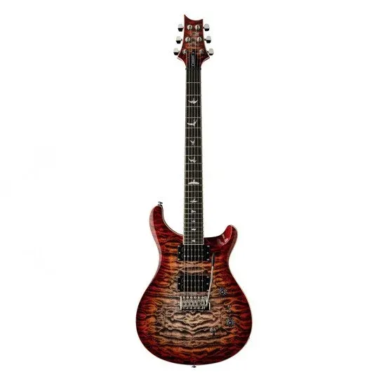 PRS SE Custom 24 08 Quilt Charcoal Cherry Burst