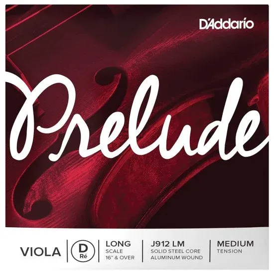 Daddario CORDA VIOLA ARCO 16" 16,5" Prelude Long Scale J912 LM (D Ré)