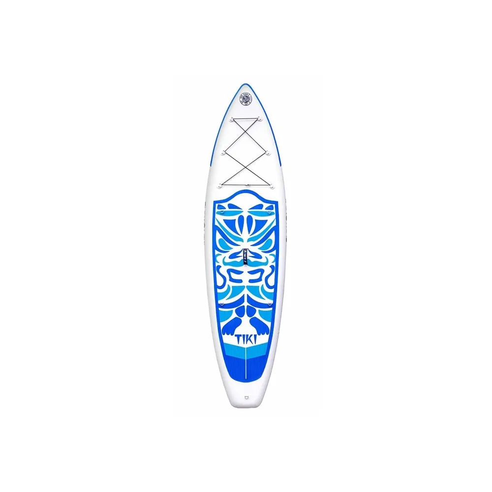 Prancha Stand Up Paddle Insuflável FunWater Tiki 3,2 m Azul/Branco com Acessórios - SUPFW05B