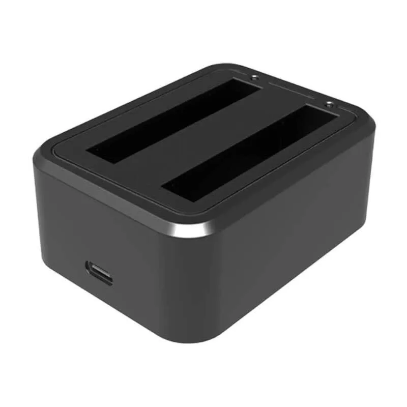 Puluz Carregador de baterias dual USB para acessório de câmera de ação Insta360 X3