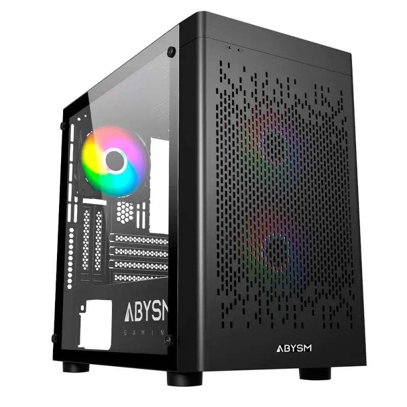 ABYSM CAIXA MATX GAMING DANUBE SERIES INVA MX 202 BLACK