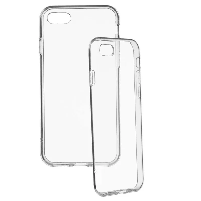 Funda para telemóvel Silicone Transparente Flexível Antiderrapante para iPhone 7