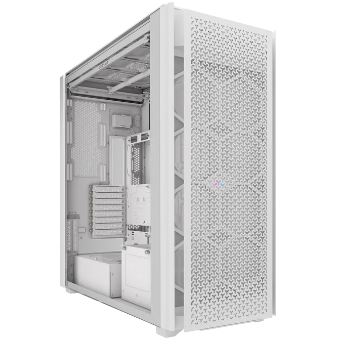 Caixa E-ATX Corsair 9000D RGB Airflow Branca Vidro Temperado