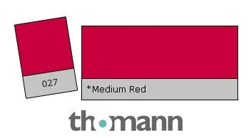 Lee Filter Roll 027 Medium Red