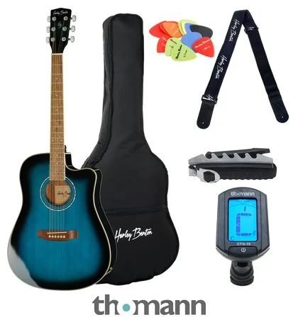 Harley Benton D-120CE TB Bundle