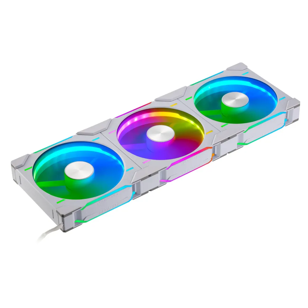 Ventoinha Phanteks D30 PWM D-RGB Branco Pack 3 - 140mm