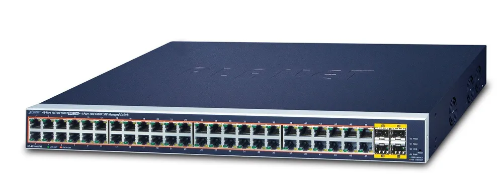 PLANET GS-4210-48P4S network switch Managed L2/L4 GS-4210-48P4S