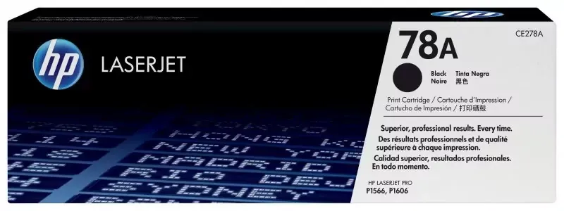 HP LASERJET CE278A BLACK PRINT CARTRIDGE
