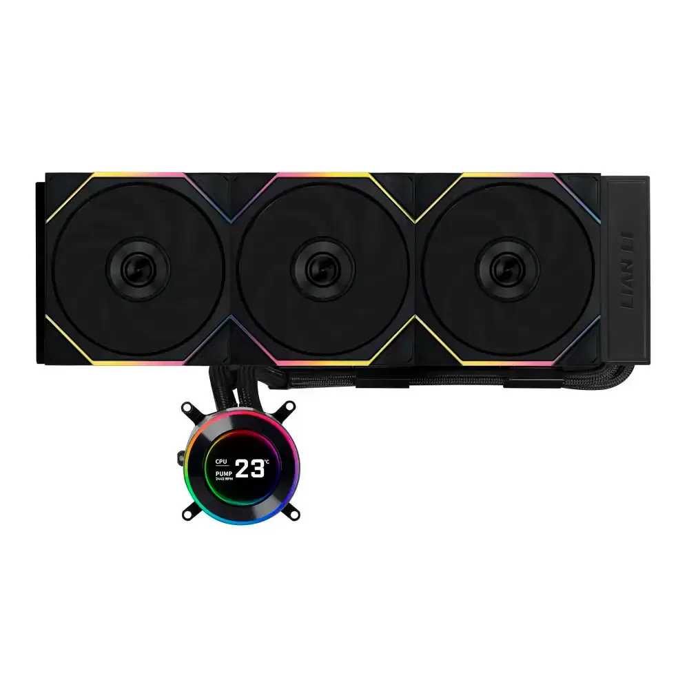 Water Cooler CPU Lian Li HydroShift II LCD 360TL Wireless A-RGB All-In-One 360mm Preto