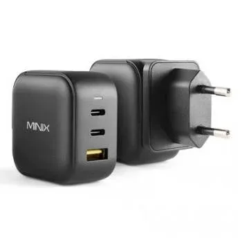 Alimentador Minix Neo P1 65W, 2X USB C PD + 1 USB A QC