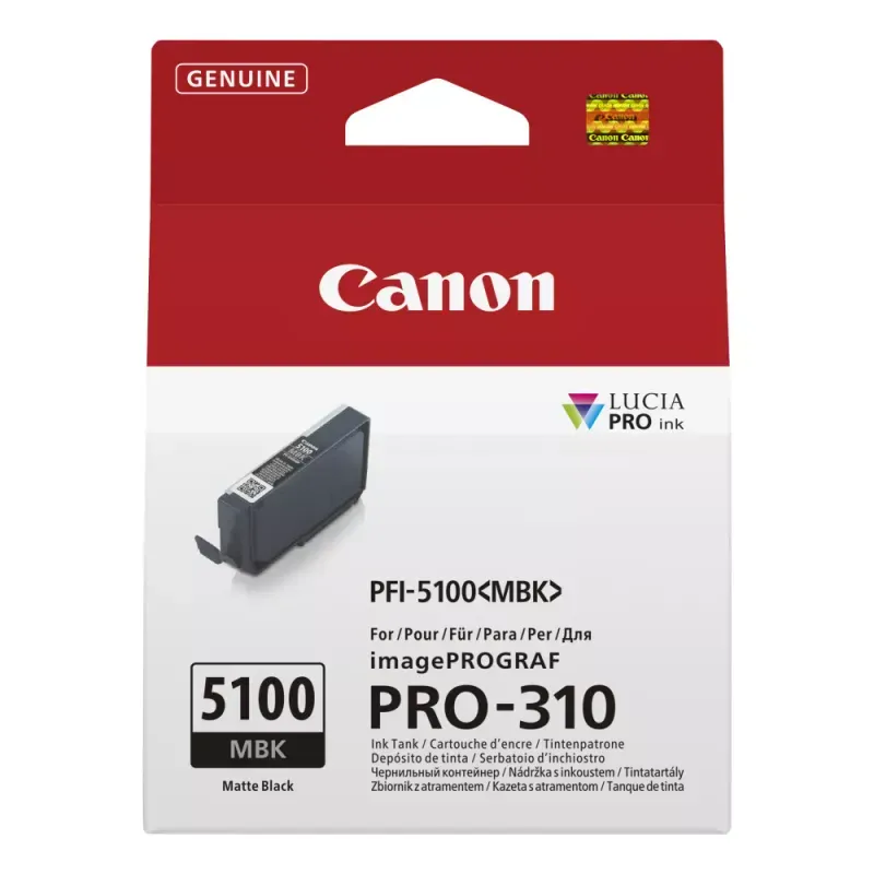 CANON PFI-5100 SERIES MATTE BLACK INK TANK