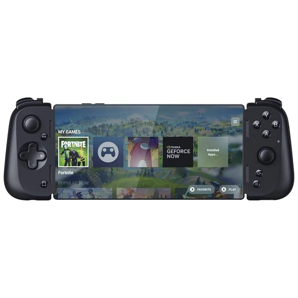 Gamepad Razer Kishi V2 Pro (Android) Preto - Compatível c/ Samsung Galaxy e Google Pixel
