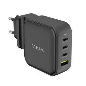Alimentador Minix Neo P3, 100W, 3X USB C Com Suporte Para PD 3.0 + 1 USB A Com Suporte Para QC 3.0