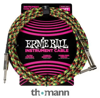 Ernie Ball Instr.Cable Braided 10ft 6481