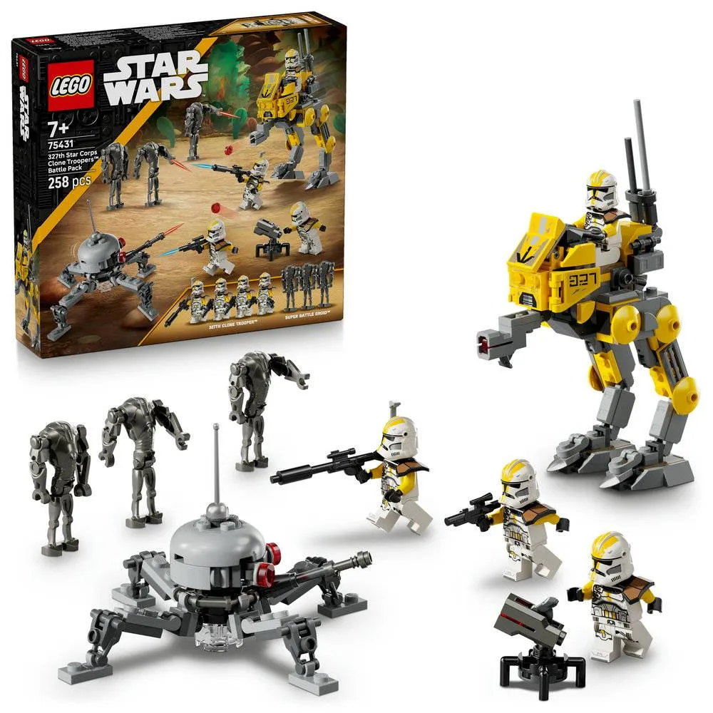 LEGO Star Wars 327ª Batalha de Tropas Clónicas do Corpo de Tropas Estelares - 75431