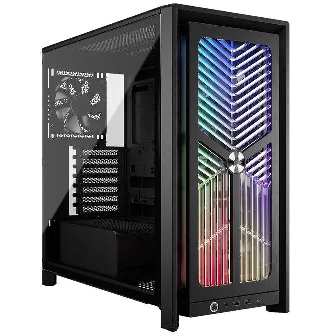 Caixa E-ATX Corsair 4000X RS ARGB Preta Vidro Temperado