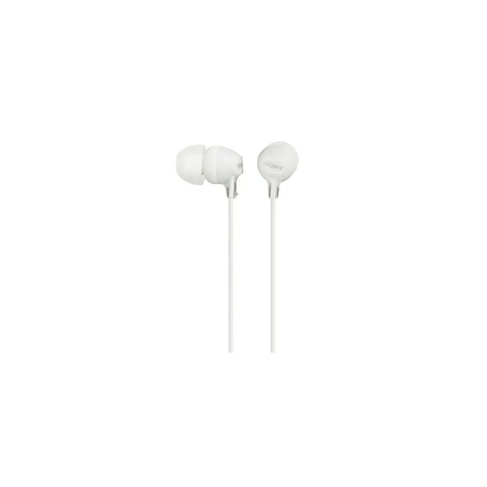 Auriculares c/ Fios 100mW 100dB (Branco) EX15LPW – SONY